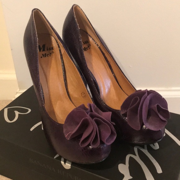 LAST CALL Miss Me platform heels - Picture 1 of 5